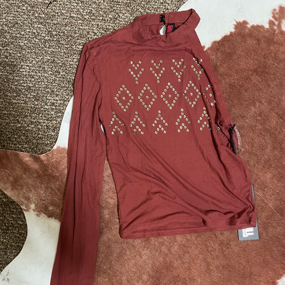 Brand new Rock and Roll one sleeve top